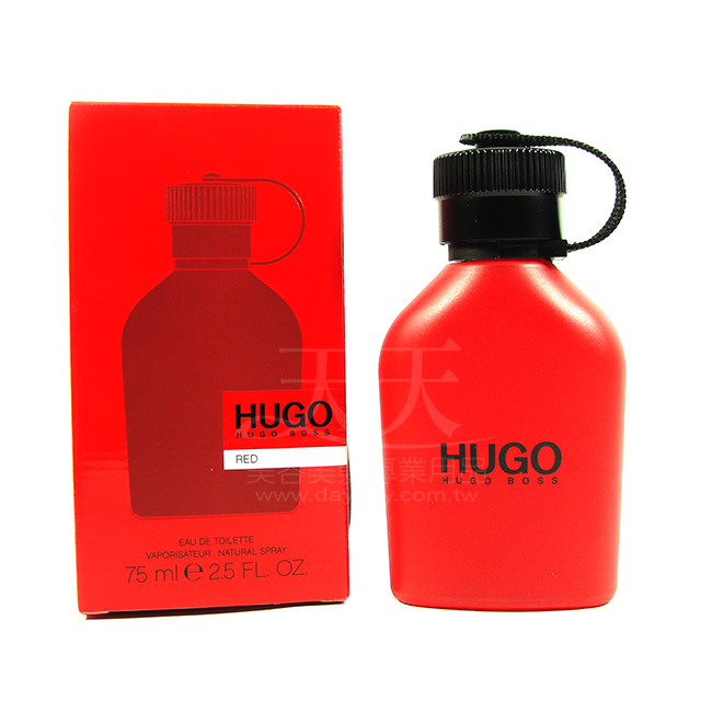 HUGO RED紅男性淡香水75ml