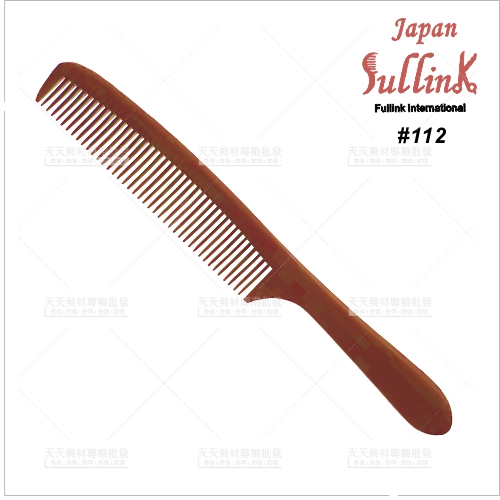 日本高密度電木梳#112薄包頭梳