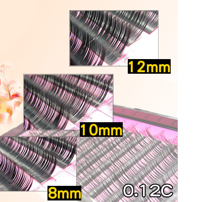 星星代12排膠原嫁接睫毛0.12C*10mm